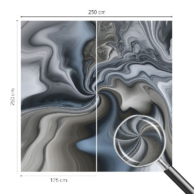 Foto behang voor de keuken Wervelende wolken