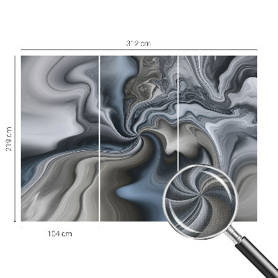 Foto behang voor de keuken Wervelende wolken