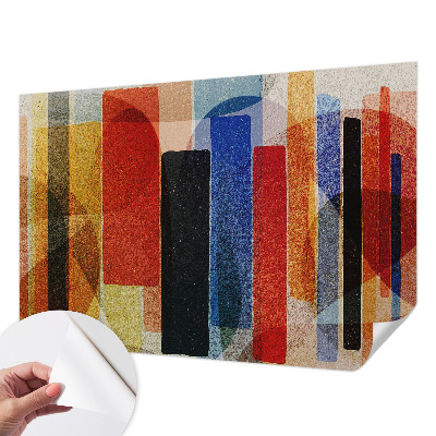 Zelfklevende behangsticker met geometrische vormen