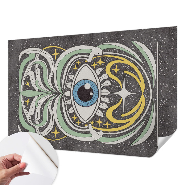 Fotobehang voor de kinderkamer Symmetrisch oog