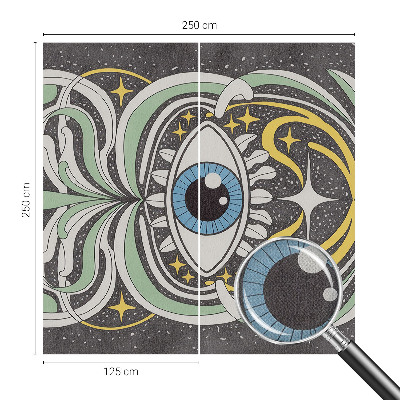 Fotobehang voor de kinderkamer Symmetrisch oog