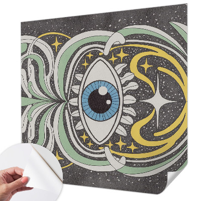 Fotobehang voor de kinderkamer Symmetrisch oog