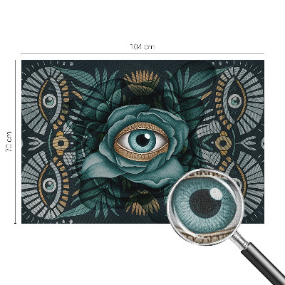 Fotobehang babykamer Bloem oog