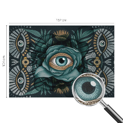 Fotobehang babykamer Bloem oog