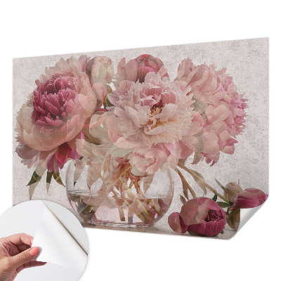 Fotobehang tienerkamer Pioenroos Charme