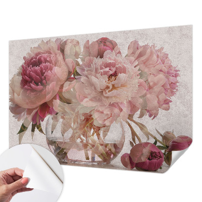 Fotobehang tienerkamer Pioenroos Charme