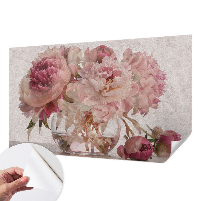 Fotobehang tienerkamer Pioenroos Charme