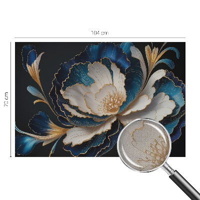 3D fotobehang Bloemenpatroon