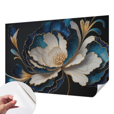3D fotobehang Bloemenpatroon