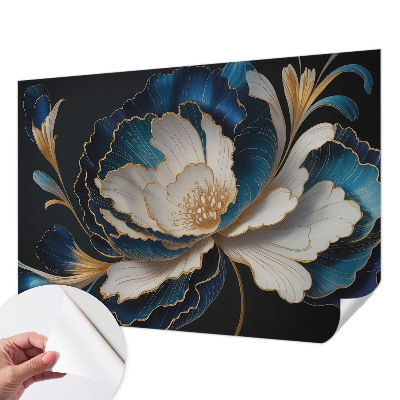 3D fotobehang Bloemenpatroon