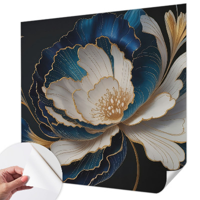 3D fotobehang Bloemenpatroon
