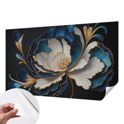 3D fotobehang Bloemenpatroon