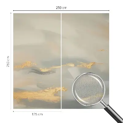 Foto behang voor de kinderkamer met zachte strepen als patroon