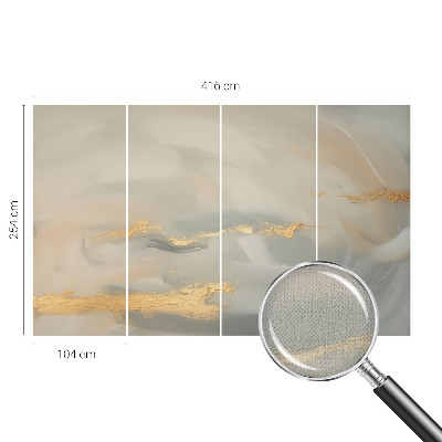 Foto behang voor de kinderkamer Zachte strepen