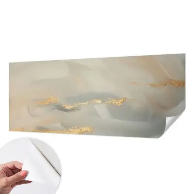 Foto behang voor de kinderkamer met zachte strepen als patroon