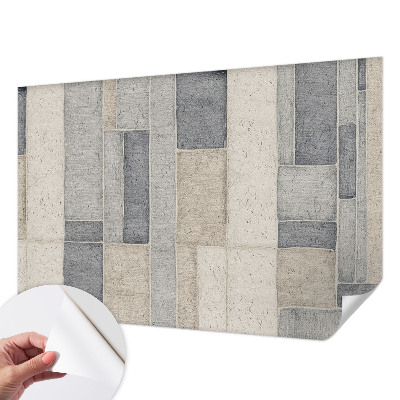 Fotobehang kinderkamer met een geometrisch mozaïekpatroon
