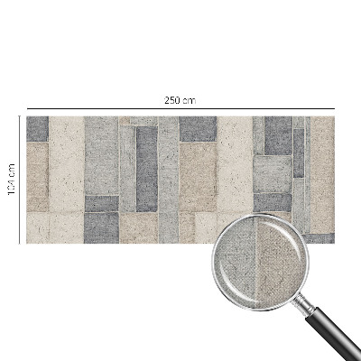 Fotobehang kinderkamer met een geometrisch mozaïekpatroon
