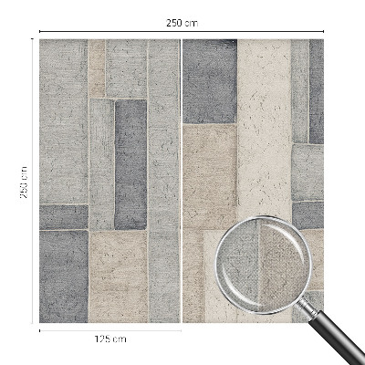Fotobehang kinderkamer met een geometrisch mozaïekpatroon
