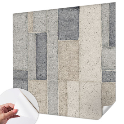 Fotobehang kinderkamer met een geometrisch mozaïekpatroon