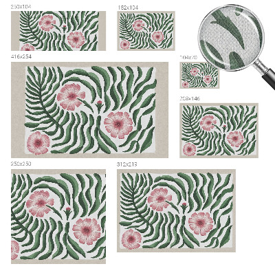 Fotobehang voor de kinderkamer Bloemenbladeren