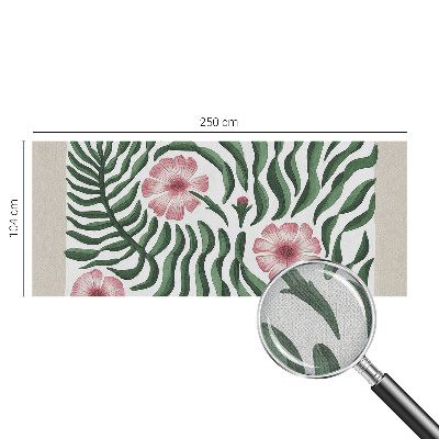 Fotobehang voor de kinderkamer Bloemenbladeren