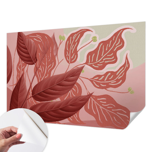 Fotobehang tienerkamer Biologische bladeren