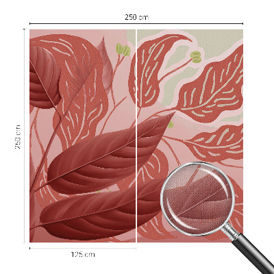 Fotobehang tienerkamer Biologische bladeren