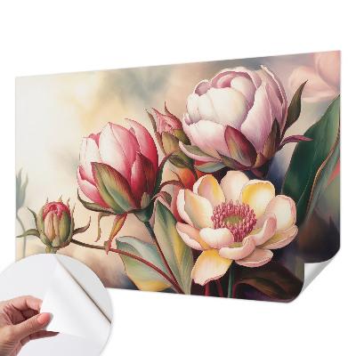 Zelfklevend fotobehang Een boeket bloemen