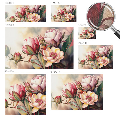 Zelfklevend fotobehang Een boeket bloemen