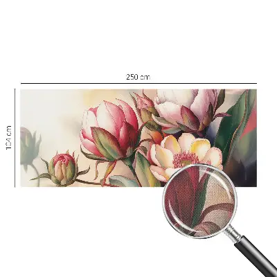 Zelfklevend fotobehang met een boeket bloemen