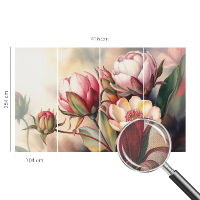 Zelfklevend fotobehang Een boeket bloemen