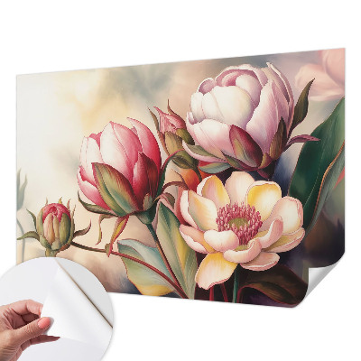 Zelfklevend fotobehang Een boeket bloemen