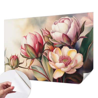 Zelfklevend fotobehang Een boeket bloemen
