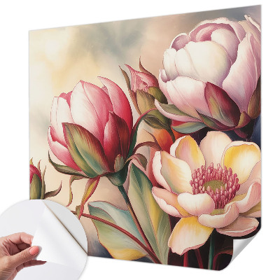 Zelfklevend fotobehang Een boeket bloemen