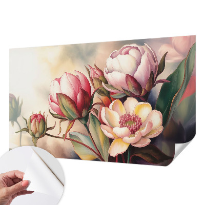 Zelfklevend fotobehang Een boeket bloemen