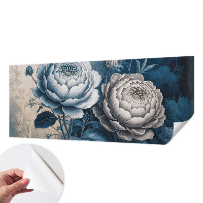 3D fotobehang Romantische bloemen