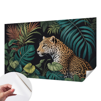 Foto behang voor de kinderkamer Exotische luipaard
