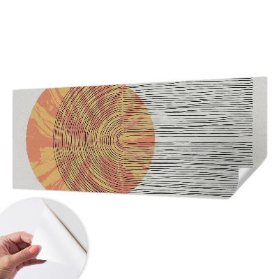 Fotobehang voor kinderkamer Cirkel met lijnen