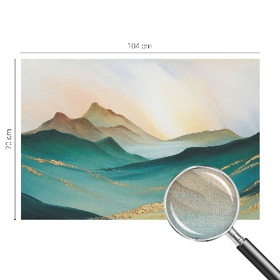 Fotobehang babykamer Vreedzaam landschap