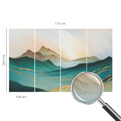 Fotobehang babykamer Vreedzaam landschap