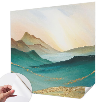 Fotobehang babykamer Vreedzaam landschap