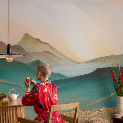 Fotobehang babykamer Vreedzaam landschap