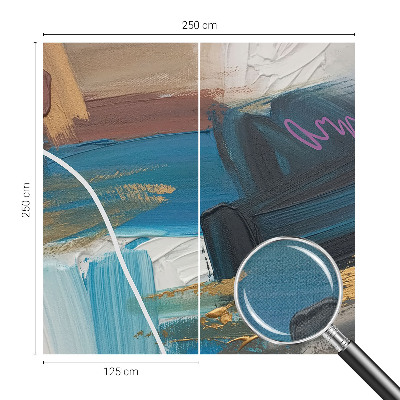 Foto behang voor de keuken Abstract patroon