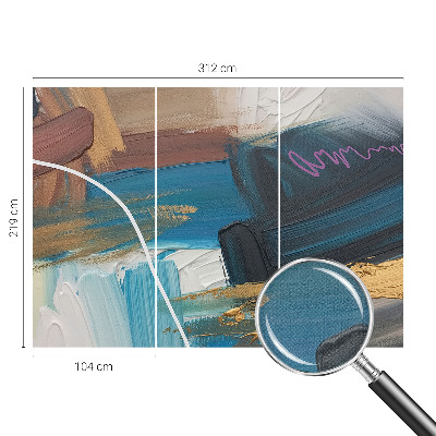 Foto behang voor de keuken Abstract patroon