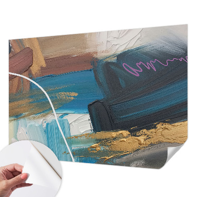 Foto behang voor de keuken Abstract patroon