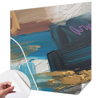 Foto behang voor de keuken Abstract patroon