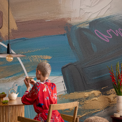 Foto behang voor de keuken Abstract patroon