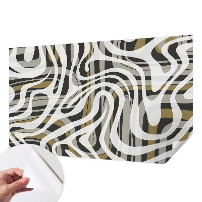 Fotobehang tienerkamer Abstracte lijnen