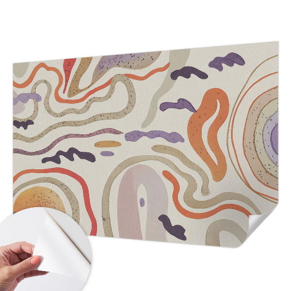 3D fotobehang Abstracte patronen