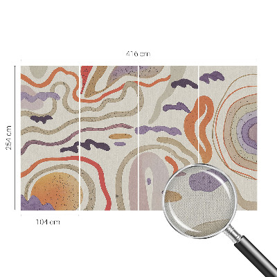 3D fotobehang Abstracte patronen